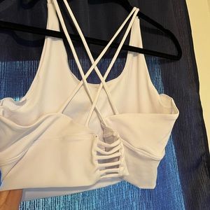 White work out top